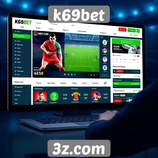Usabilidade da interface do usuário no site k69bet