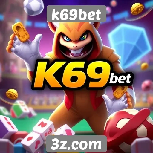 Variedade de jogos disponíveis no k69bet